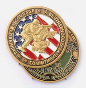 Two Side Colored Challenge Coins